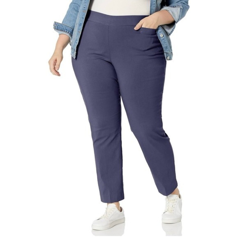 Briggs New York Plus Size Super Stretch Millenium Welt Pocket Pull on Pants